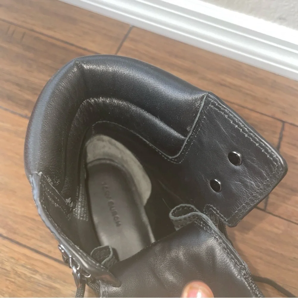 Tory Burch combat boots moto boots ankle boot Miller Lug Hiker boot chunky boots - Picture 14 of 16